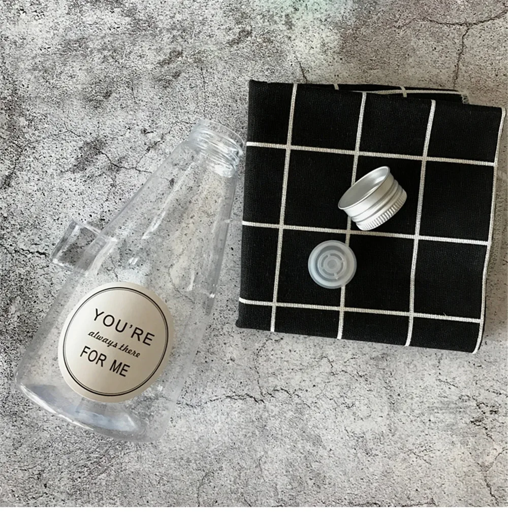 280 мл нордический шик бутылка для хранения шампуня с наклейкой Vogue прозрачная пластиковая бутылка для жидкого лосьона органайзер для путешествий Декор