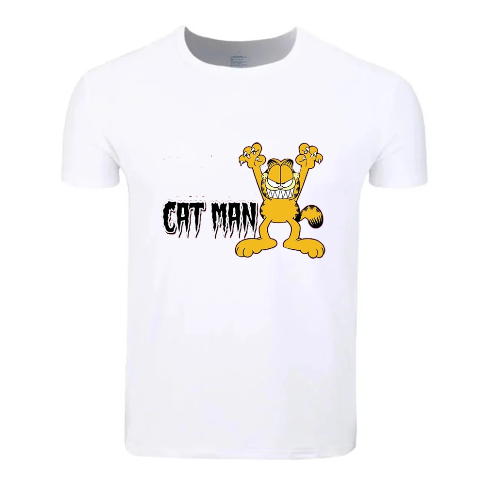 

Garfield Cat Fashion Cotton Big Size Students Summer T-Shirt Short Sleeve Men Women Boys Girls T Shirt Tees Kids Tshirt
