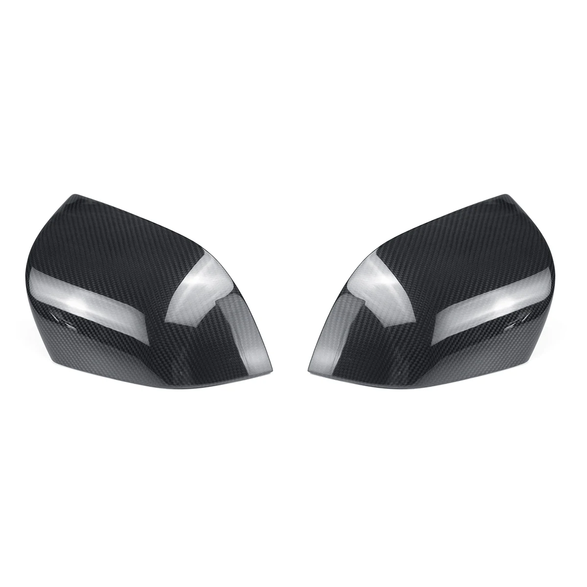 

2pcs Real Carbon Fiber 2pcs Car Door Rear Rearview Add-On Side Mirror Cover Caps For Tesla Model 3 All Model 2017 2018 2019