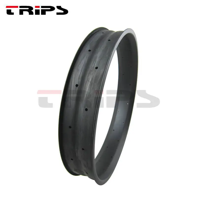 Sale TRIPS 100mm width carbon fat bike rims 26er fat snow rim double layer fatbike hookless 26" Snow Bike Fatbike Carbon Wheels Rim 3 Sale TRIPS 100mm width carbon fat bike rims 26er fat snow rim double layer fatbike hookless 26" Snow Bike Fatbike Carbon Wheels Rim 3