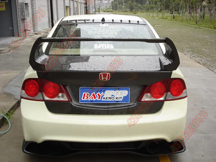 Fit for honda CIVIC Type R Mugen RR carbon fiber rear spoiler rear wing