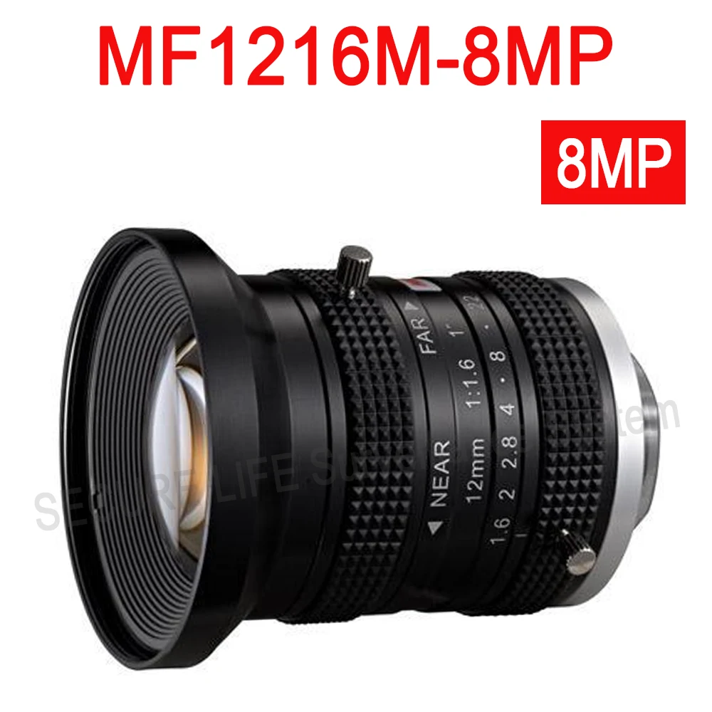 Hik cctv объектив камеры MF1216M 8MP фиксированным фокусным расстоянием ручной Ирис