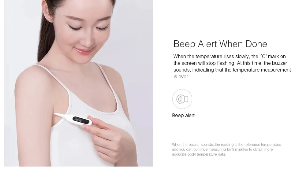 Xiaomi Miaomiaoce Digital Medical Thermometer for Children Adults Mouth Underarm Temperature Clinical Detecting With Battery (5)