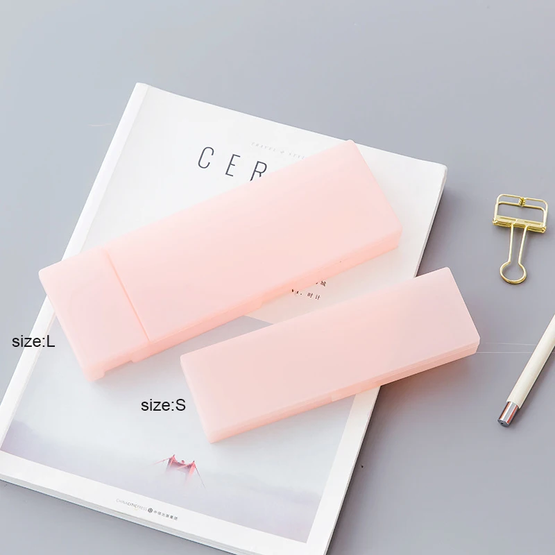1 шт. пластиковый пенал для карандашей и ручек|pencil box|pencil case pencil boxpencil box plastic |