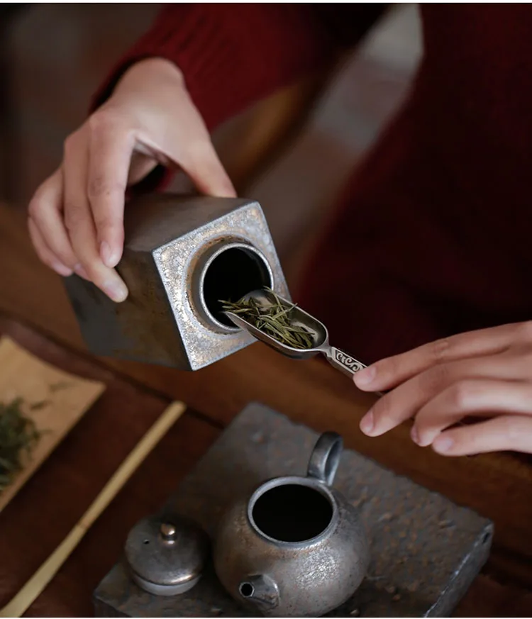 TANGPIN, японские керамические чайные канистры, винтажные чайные канистры, китайские чайные аксессуары кунг-фу