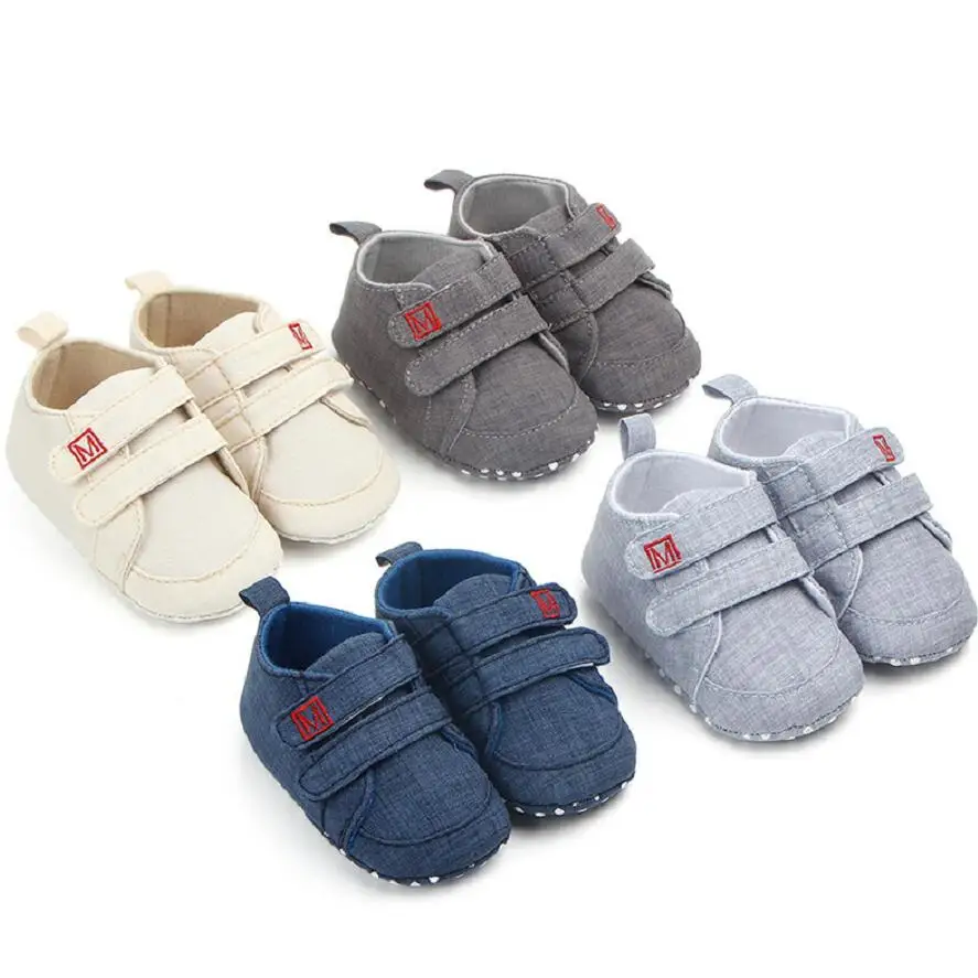 

Casual toddler shoes male baby soft soles Velcro baby shoes fashion baby shoes
