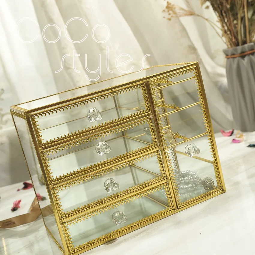 

Cocostyles stunning cosmetic storage cabinet with premium laces for fashionista delicate women home decoration accessories