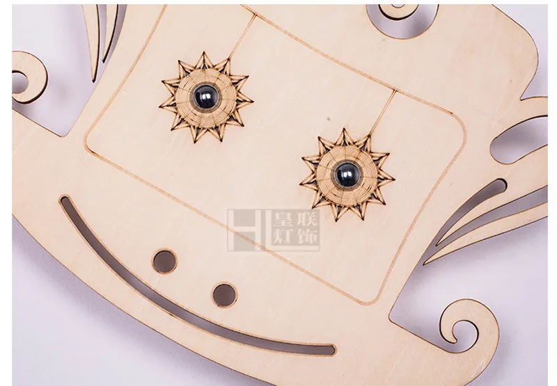 Wood Monkey Wall Lamp 18
