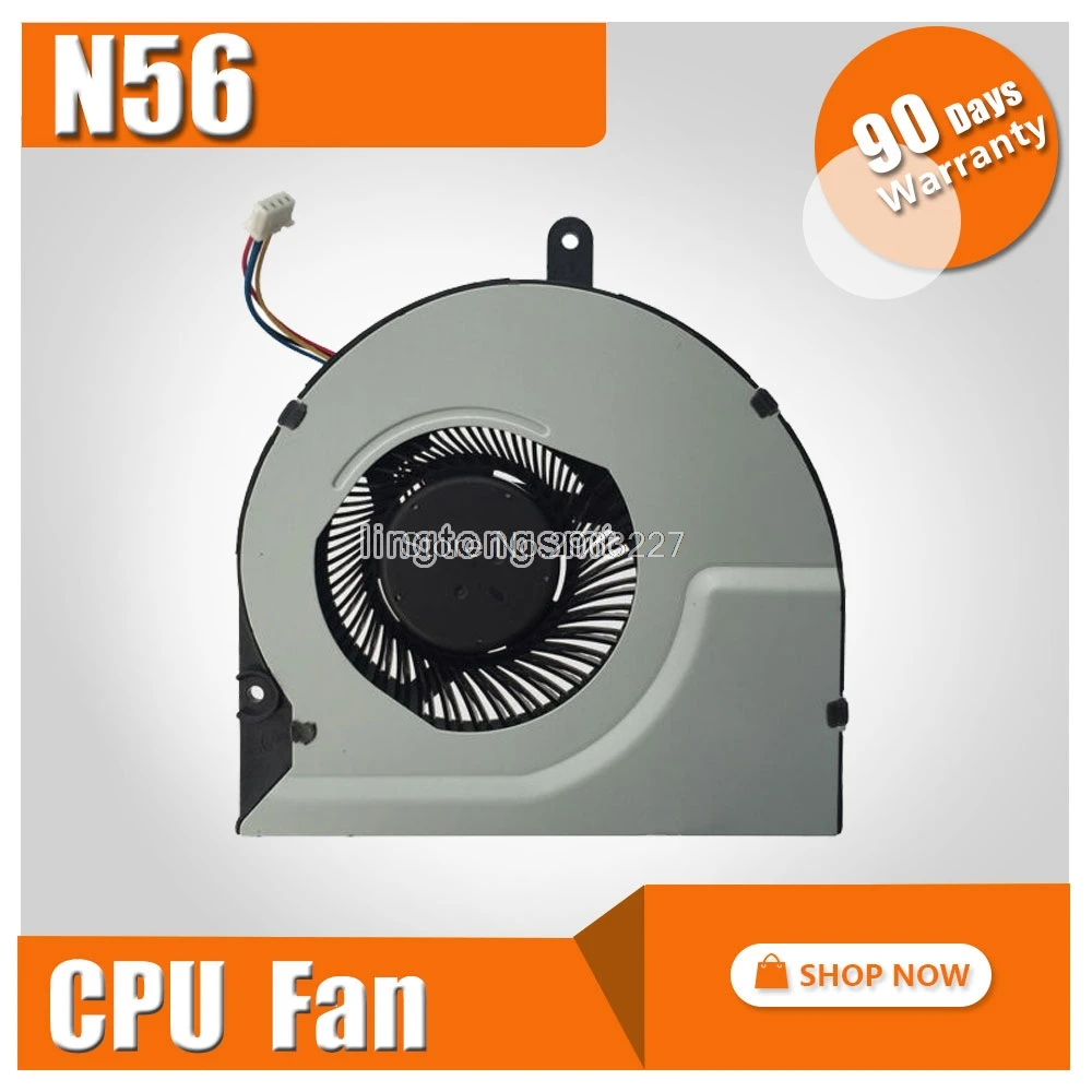 الأصلي وحدة المعالجة المركزية مروحة تبريد ل ASUS N56D N56DP N56DY N56V N56VZ N56VM N56VJ N56VV N56VB N56SL N56JK N56JN N56JR مبرد كمبيوتر محمول مروحة