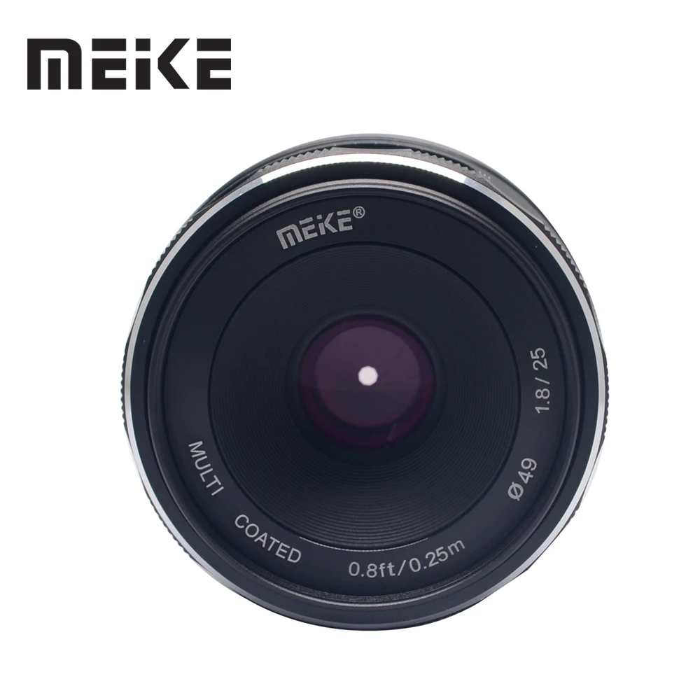 Meike 25 мм F1.8 APS C широкоугольный ручной объектив для всех отдельных серий