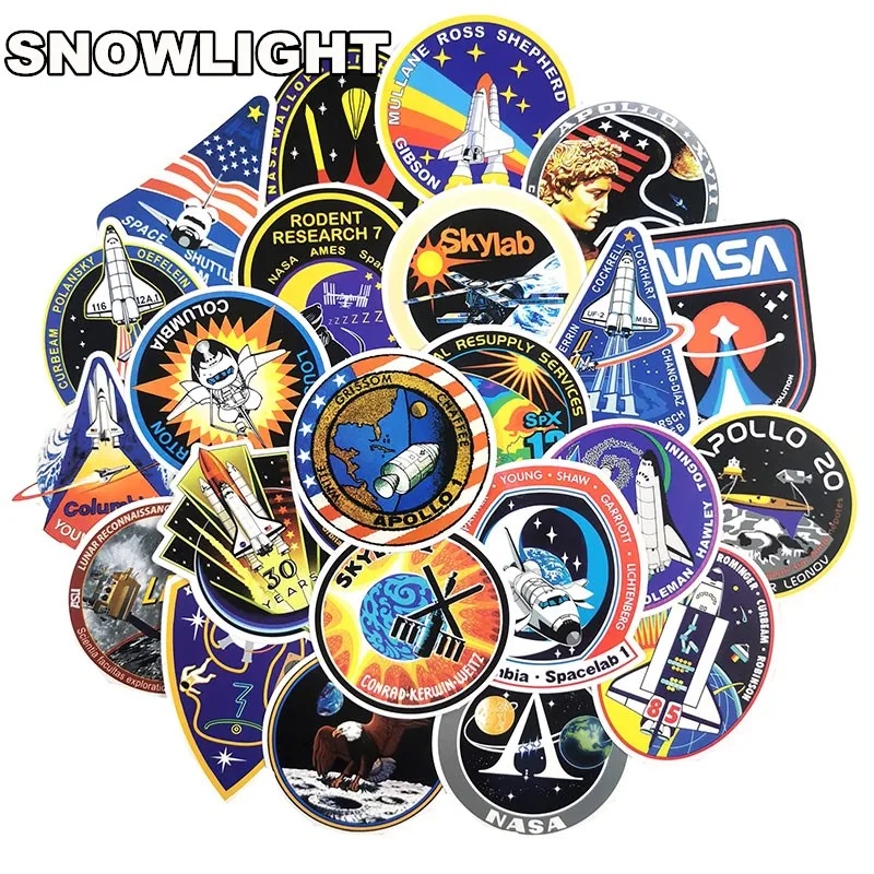 

45 Pcs Sticker Universe Space Sticker Packs Laptop Skateboard Luggage Graffiti Waterproof Fashion Style Stickers for kids Toys