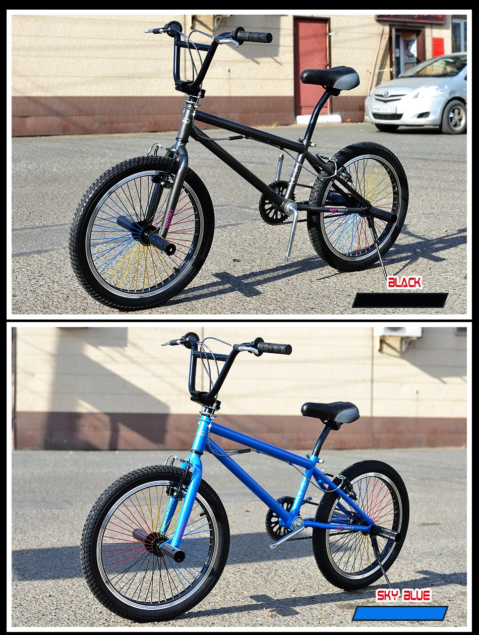 Новые оригинальные 20-дюймовый велосипед BMX шоу совместимый со всеми нарядное небольшой колесный горного велосипеда уличного Велотренажеров велосипедные шлемы экстремальные российский пакет