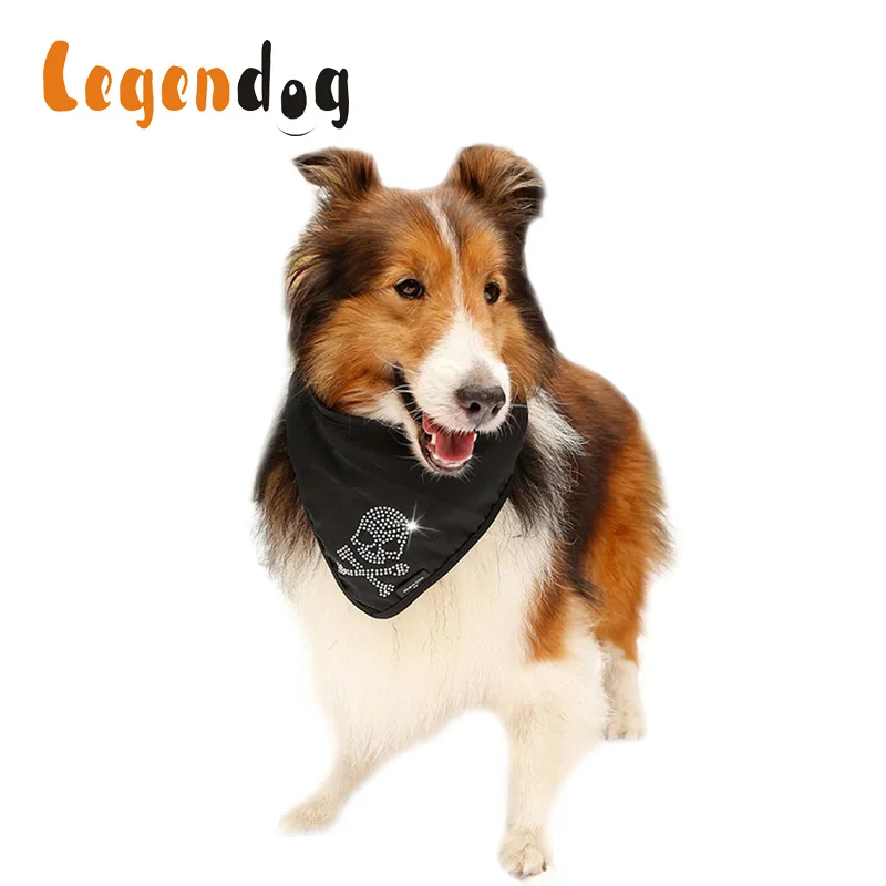 Регулируемый шейный платок Стразы для собак кошек щенков бандана|accessories pets|pet dog