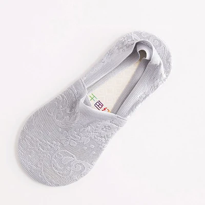 1pair 1/3/4/5 пар в упаковке; женские носки, Calcetines невидимки, носки-башмачки, Для женщин подкладка для обуви носки Для женщин носки-невидимки шлепанцы на нескользящей подошве Летний стиль - Цвет: 1pair