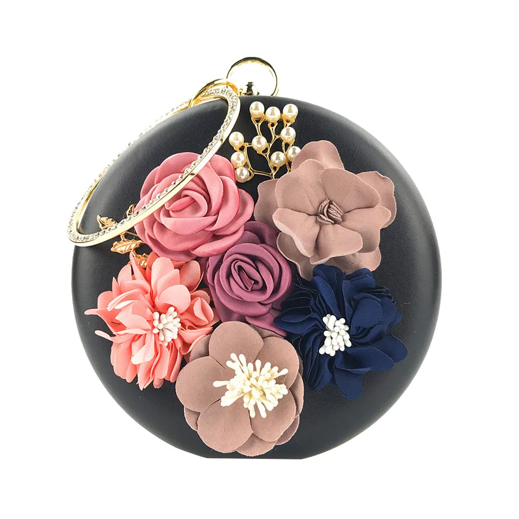 

OCARDIAN-Handbags Women's Flower Clutches 2019 New Evening Bags Handbags Wedding Clutch Purse Minaudiere Female Luxury 5M22