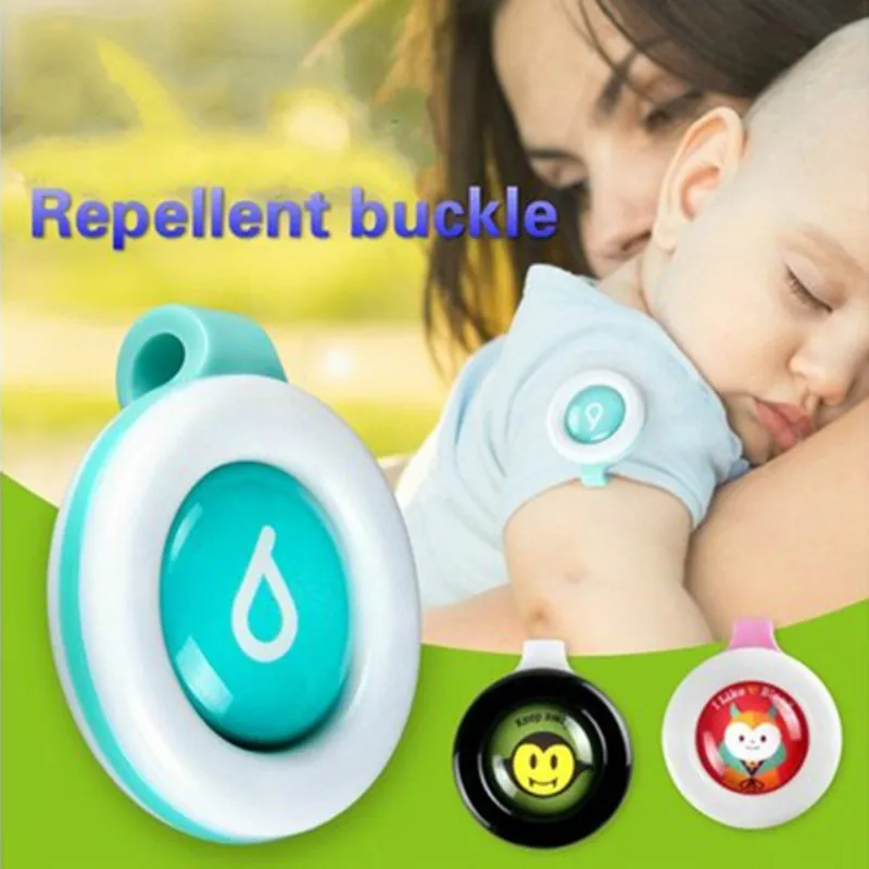 

1PCS Mosquito Repellent Button Safe for Infants Baby Kids Buckle Indoor Outdoor Anti-mosquito Repellent New Arrival Drop ship @1