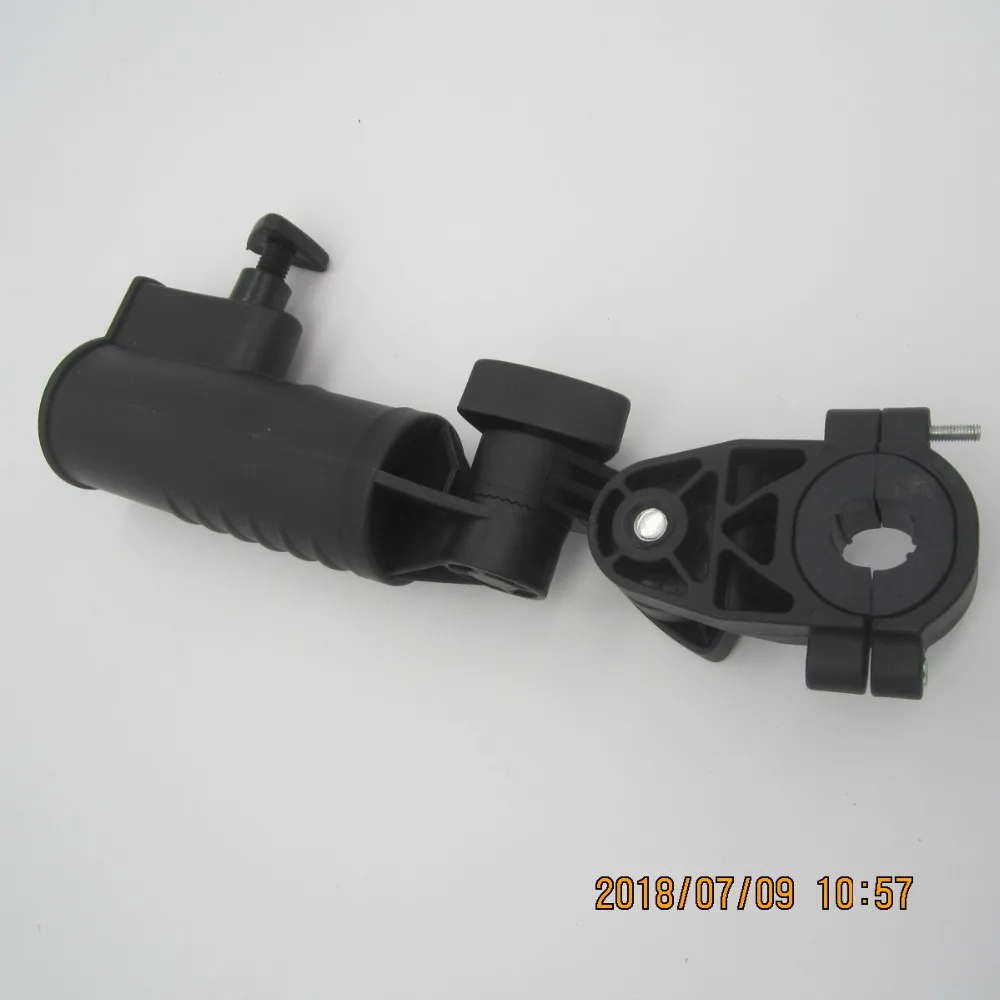 Heavy Duty Golf Push Cart Umbrella Holder 360 Degrees Adjustable Angle Universal for Golf Cart/Stroller/Wheelchair/Bike 4