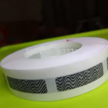 Размер 6*22 мм долл. 20/1000 штук с волнистым рисунком этикетка со стираемым покрытием