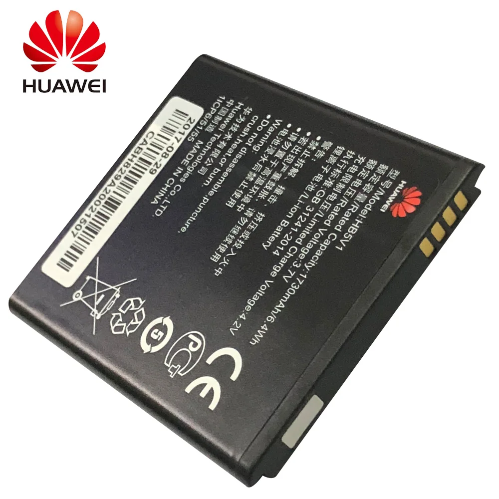 100% новый высокое качество HB5V1HV HB5V1 1730mAh аккумулятор для Huawei Honor Bee Y541 Y5C U02 y560 4 5