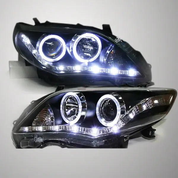 

For TOYOTA Corolla Altis LED Angel eye headlamp 2011-2012 year LD