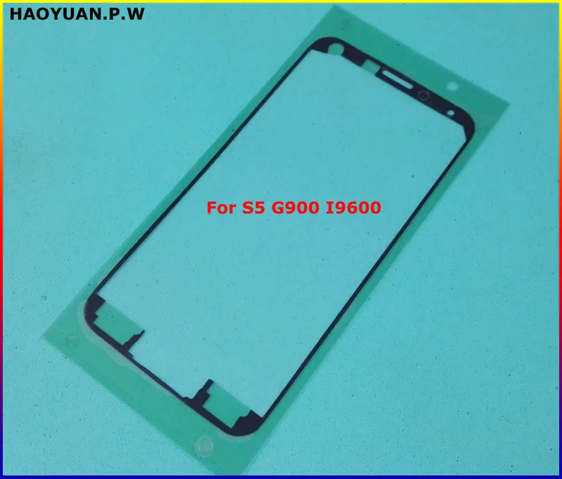 Новая Оригинальная наклейка на переднюю ЖК-рамку для samsung S2 S3 S4 S5 mini S6 S7 Edge S8 S9 S10 Note 8 9 10 plus клейкая лента - Цвет: for s5