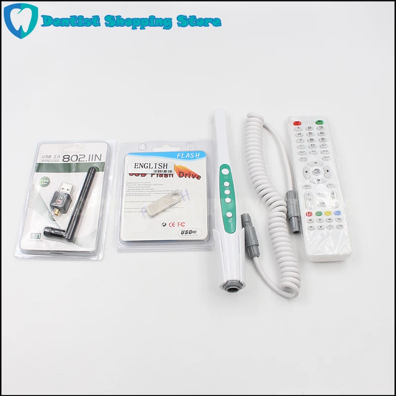  Dental Intra Oral Camera with 17 Inch LCD Monitor and WIFI HD-D Togeter with holder