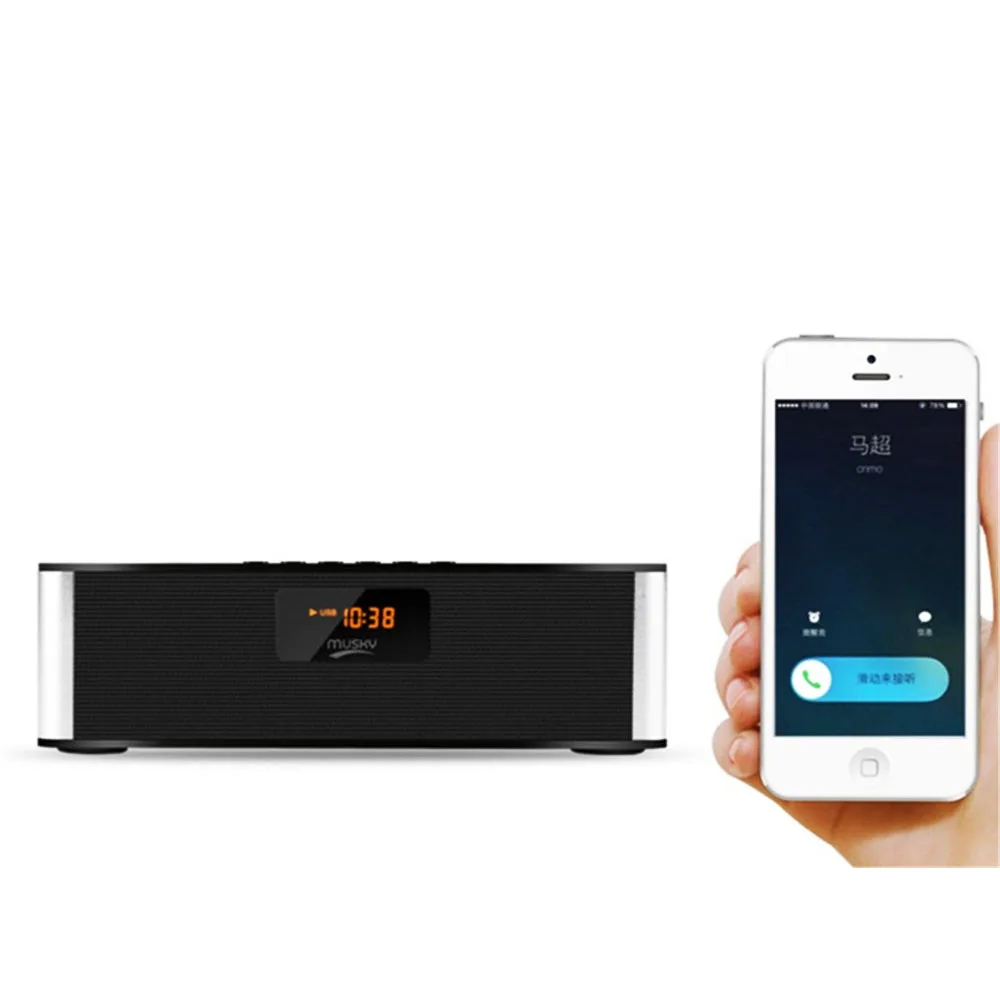 Многофункциональный al Mp3 музыкальный динамик светодиодный дисплей цифровые часы