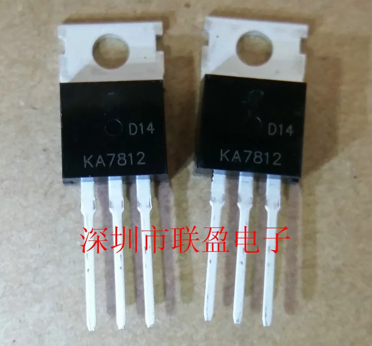 10pcs/lot Transistor KA7812 TO 220 new originalin Integrated Circuits from Electronic
