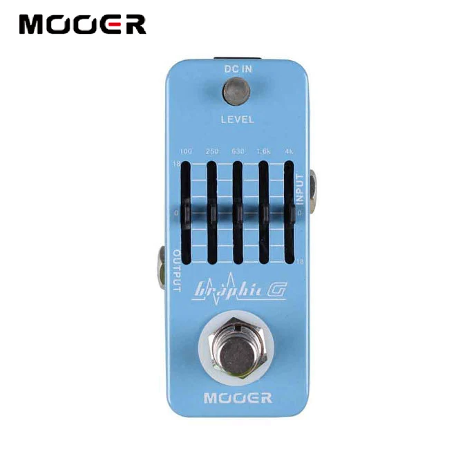 MOOER Graphic G 5-полосный графический эквалайзер с контролем уровня master True