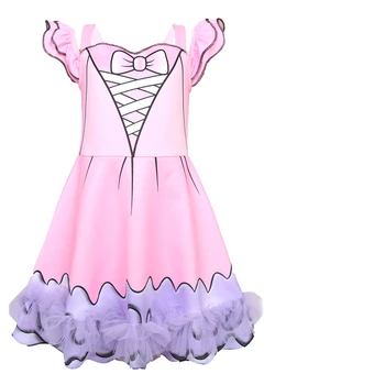 

2019 kids clothes cartoon sleeveless dress jacquard dress baby girl clothes vestidos 51203