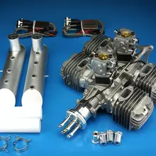 Последнее обновление DLE222 222cc бензиновый двигатель для RC самолета 21,5 л.с./7500 об/мин перо