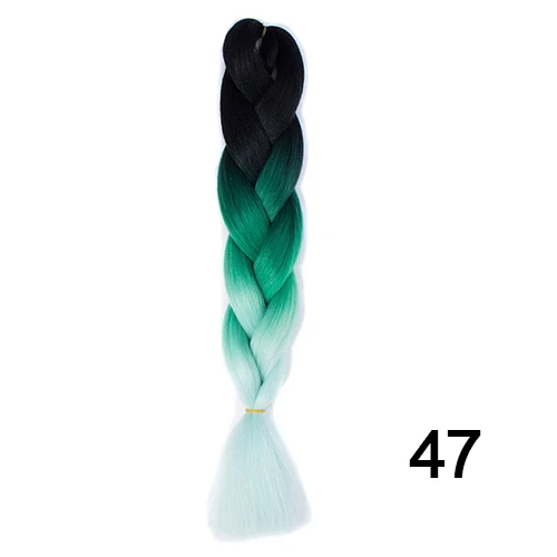Beyond beauty Ombre Jumbo косички синтетические косички волосы крючком 100 цветов доступны 100 г наращивание волос - Цвет: #17