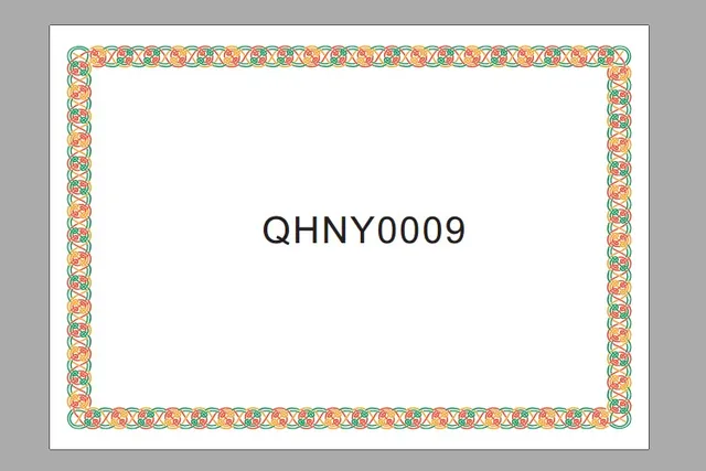 a4 certificate