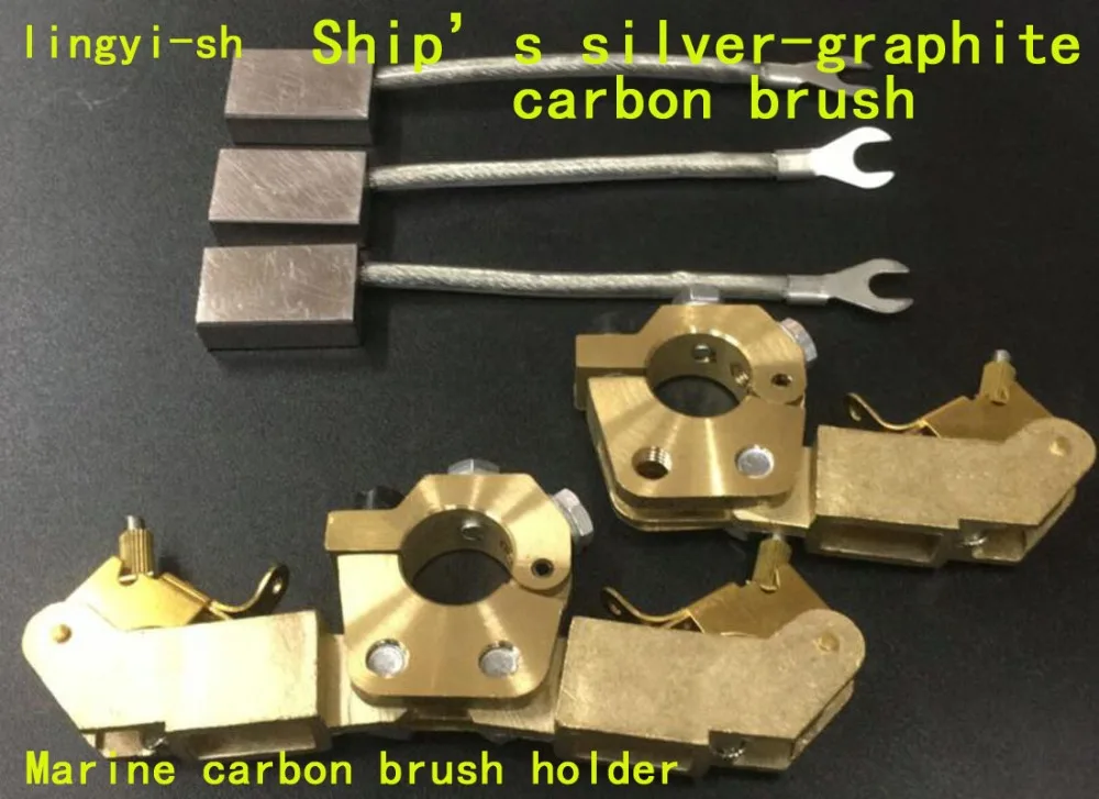 10*20/25mm Marine carbon brush holder ship's silver graphite carbon