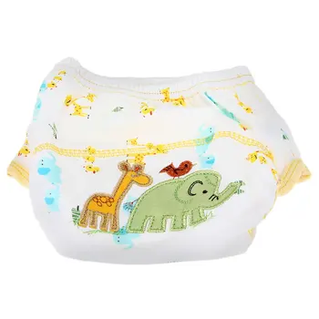 

Washable Waterproof Cotton elephant pattern diaper Training Pants for Bebe