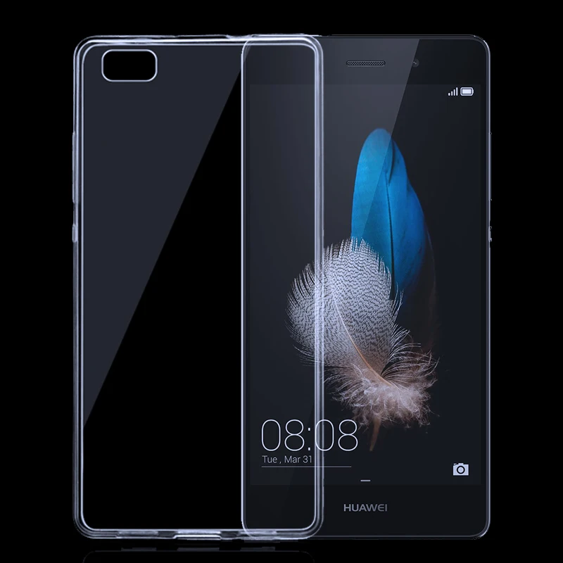 Мягкий прозрачный силиконовый чехол из ТПУ Huawey P8 P9 Huawai Huawy Lite Plus защитный чехол|lite