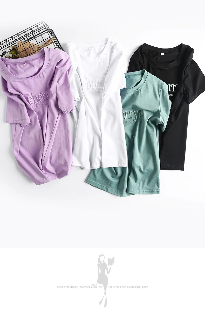 Letter T-Shirt Women  (7)