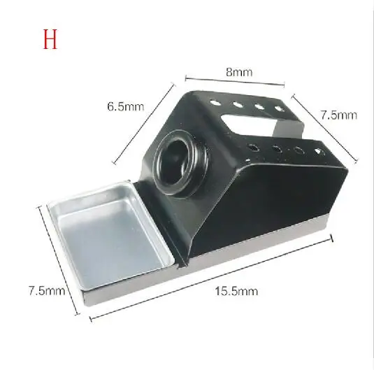 Портативный Электрический паяльник подставка держатель металлический железный каркас многофункциональная Оловянная проволочная рама - Цвет: Type H