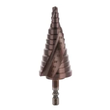 6-35 мм M35 Кобальт Шаг сверло шестигранный хвостовик Шаг сверло для алюминиевый, из нержавеющей стали M35 Кобальт Шаг сверло шестигранный хвостовик