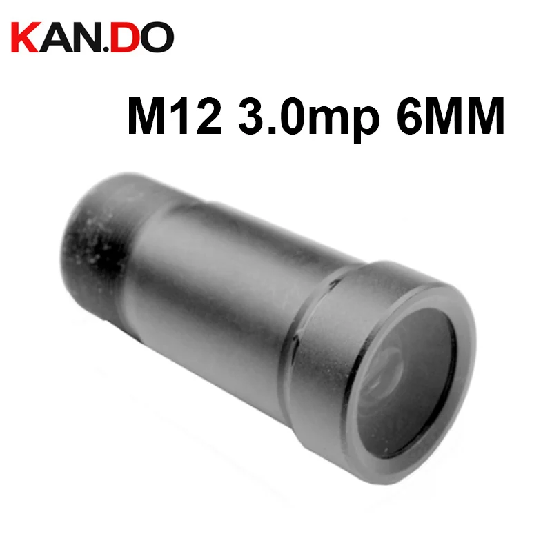 

6MM F1.2 Starlight Lens CCTV Lens HD 3.0Megapixel 6mm Lens M12 For HD CCTV IP Cameras Security Cameras