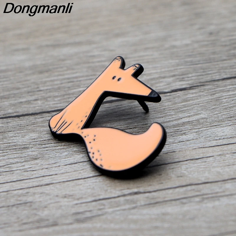 L3674 Le Petit Prince and Fox милые металлические эмалированные булавки и броши для нагрудных