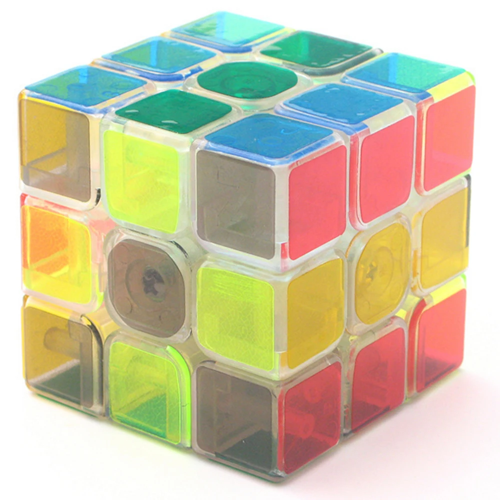 3 слоя Z cube's speed cube 3x3x3 Lucid Pellucid Hyaline Magic cube 3*3*3 Puzzle Cubo M gico