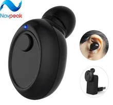 10pcs/lot Mini Bluetooth 4.1 Earphone HD Earbuds Earpieces Hands-free Call Car Earphone with Mic for Smartphones Tablets