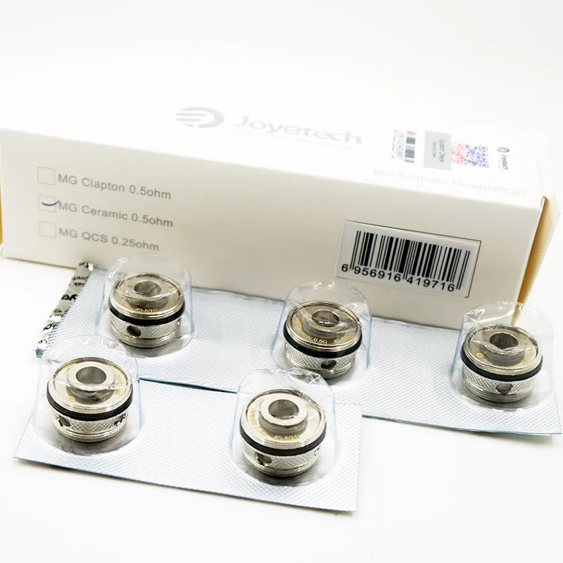 

Joyetech Ultimo Coil MG Ceramic Coil Clapton Coil QCS Head 0.5ohm for Atomizer Electronic Cigarette Replacement Coil Original