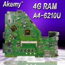 Akemy X550WE материнская плата для ноутбука ASUS X550WAK X550WE X550W тесты оригинальный 4 г оперативная память E1-CPU