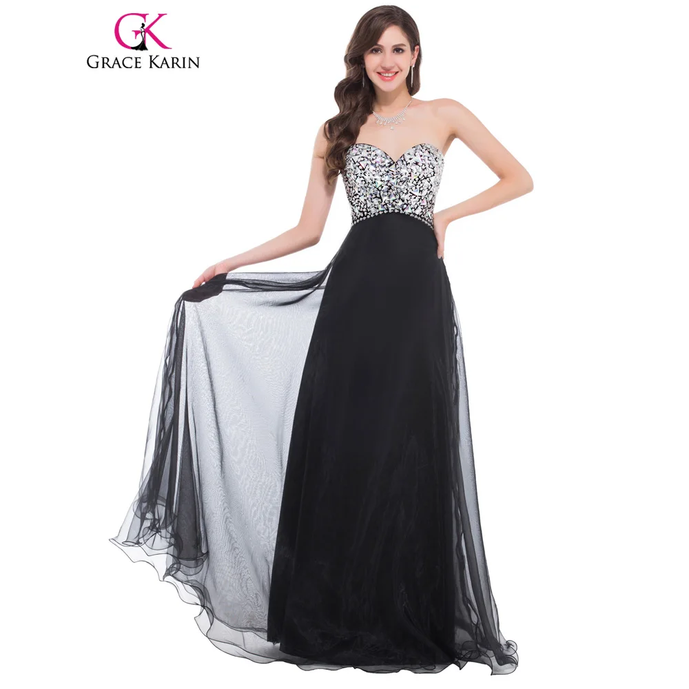 Long Sequin Blue Dress