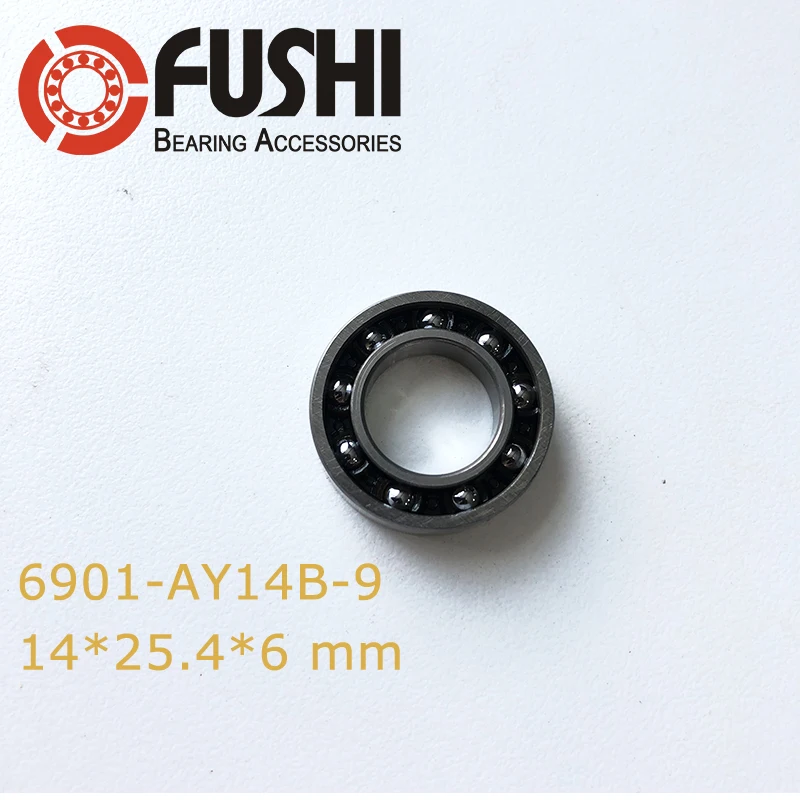 6901UG RC подшипник двигателя 14*25 4*6 мм ABEC-3 (1 шт.) 6901 UG OD 25 4 с 9 шариковыми подшипниками |