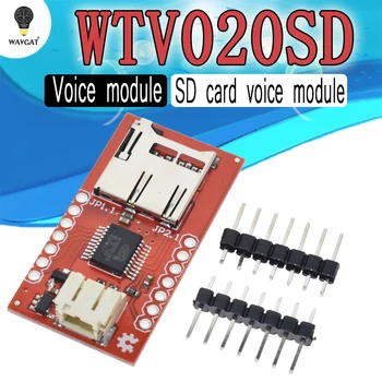 

Audio WTV020SD Audio Module micro SD Card Sound Module Game Device Module In Stock for arduino