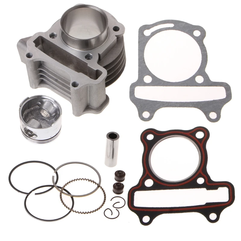 47mm Big Bore Cylinder Piston Kit Rings For Scooter Moped GY6 50 60 80 139QMB | Автомобили и мотоциклы