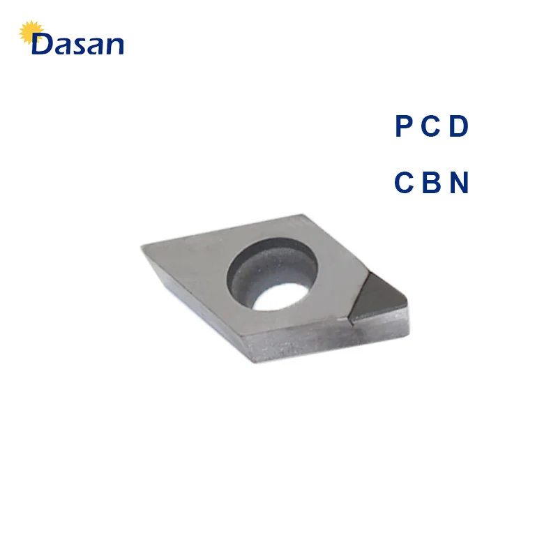 

Coated PCBN Insert DCMT070204 PCD/CBN Inserts Solid Diamond Cutting Tool Tipped Indexable Internal Turning Tool CNC Cutter